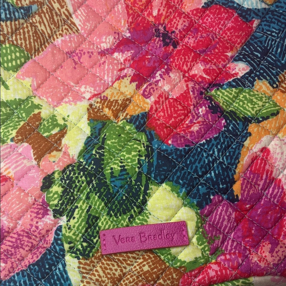 Vera Bradley Floral Pink Shoulder Bag - Picture 5 of 16